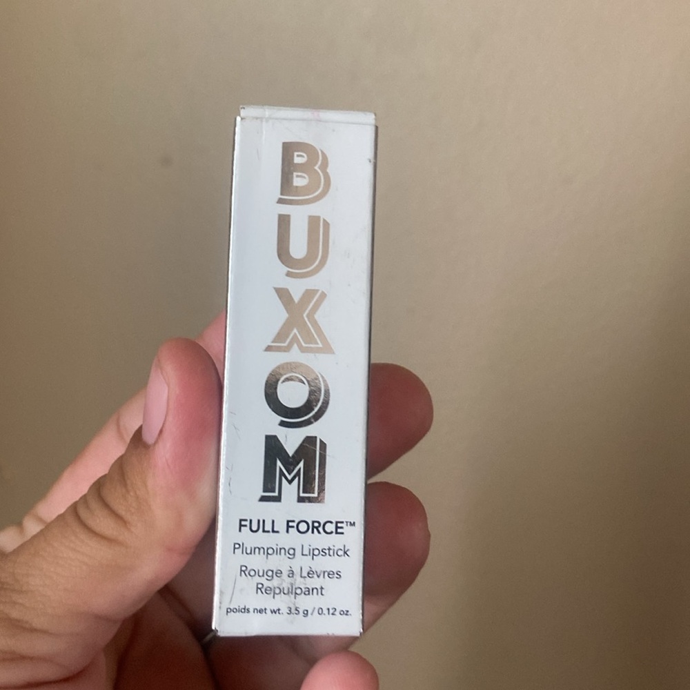 BUXOM Full Force Plumping Lipstick, Winner (ruby red shimmer) - Picture 5 of 7